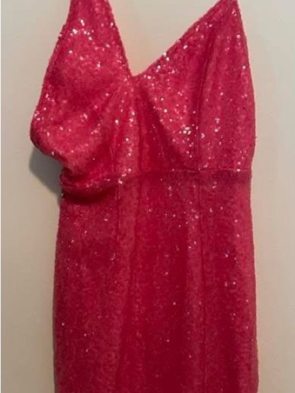 Hello Molly Fuchsia Sequin Mini Dress